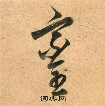 董其昌在臨米芾天馬賦詩卷中寫的鑾