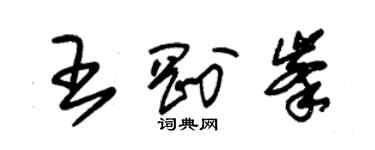 朱錫榮王剛峰草書個性簽名怎么寫