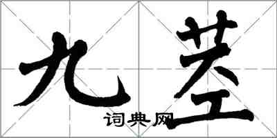 翁闓運九莖楷書怎么寫