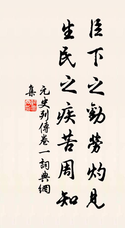 宋濂、王褘臣下之勸勞灼見,生民之疾苦周知。書法作品欣賞