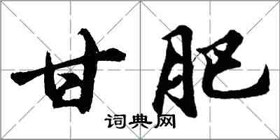 胡問遂甘肥行書怎么寫