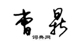 朱錫榮曹鼎草書個性簽名怎么寫