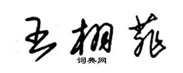 朱錫榮王栩菲草書個性簽名怎么寫