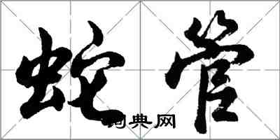 胡問遂蛇管行書怎么寫