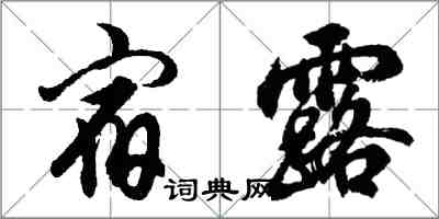 胡問遂宿露行書怎么寫