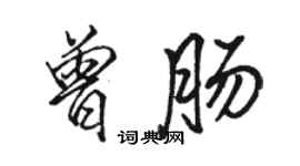 駱恆光曾腸行書個性簽名怎么寫