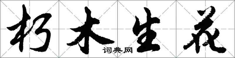 胡問遂朽木生花行書怎么寫