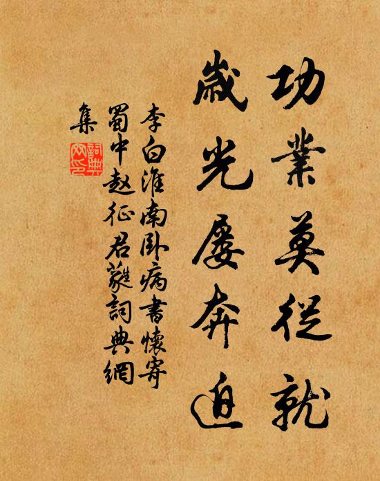 馬卿猶有壁,漁父自無家 詩詞名句