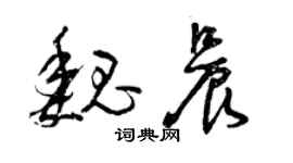 曾慶福魏晨草書個性簽名怎么寫