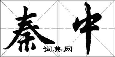 胡問遂秦中行書怎么寫