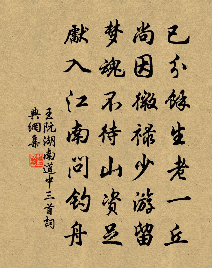 王阮湖南道中三首書法作品欣賞