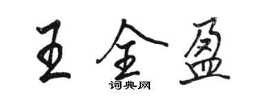 駱恆光王全盈行書個性簽名怎么寫