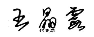 朱錫榮王晶霞草書個性簽名怎么寫