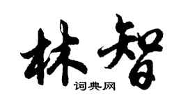 胡問遂林智行書個性簽名怎么寫