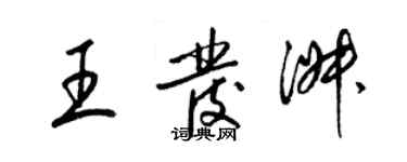 梁錦英王發淑草書個性簽名怎么寫