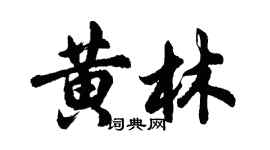胡問遂黃林行書個性簽名怎么寫
