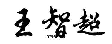 胡問遂王智超行書個性簽名怎么寫