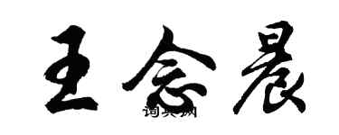 胡問遂王念晨行書個性簽名怎么寫