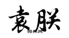 胡問遂袁朕行書個性簽名怎么寫