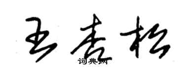 朱錫榮王杏松草書個性簽名怎么寫