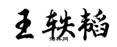 胡問遂王軼韜行書個性簽名怎么寫