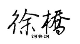 王正良徐橋行書個性簽名怎么寫