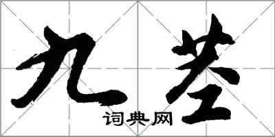 胡問遂九莖行書怎么寫