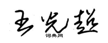 朱錫榮王光超草書個性簽名怎么寫