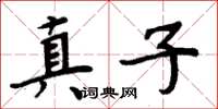 周炳元真子楷書怎么寫