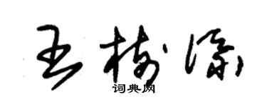 朱錫榮王樹添草書個性簽名怎么寫