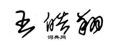 朱錫榮王皓翔草書個性簽名怎么寫