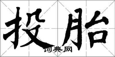 翁闓運投胎楷書怎么寫