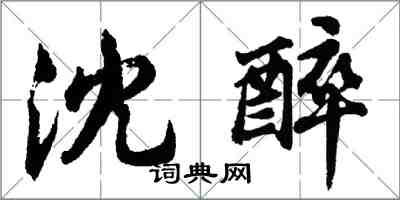 胡問遂沈醉行書怎么寫