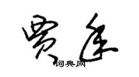 朱錫榮賈年草書個性簽名怎么寫