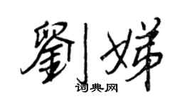 王正良劉娣行書個性簽名怎么寫