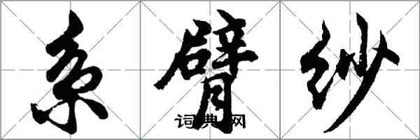 胡問遂系臂紗行書怎么寫