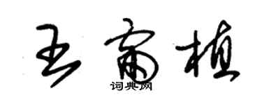 朱錫榮王雷植草書個性簽名怎么寫