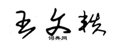 朱錫榮王文軼草書個性簽名怎么寫