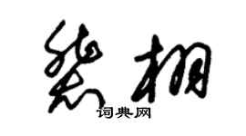 朱錫榮裴栩草書個性簽名怎么寫