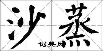 翁闓運沙蒸楷書怎么寫