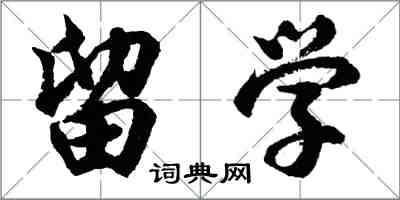 胡問遂留學行書怎么寫