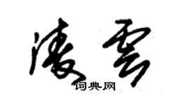 朱錫榮凌雲草書個性簽名怎么寫