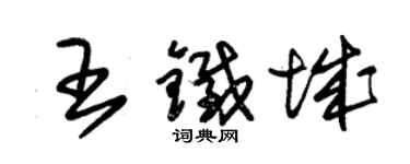 朱錫榮王鐵城草書個性簽名怎么寫