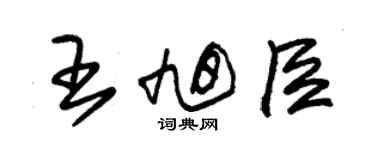 朱錫榮王旭臣草書個性簽名怎么寫