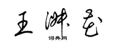 梁錦英王淑花草書個性簽名怎么寫