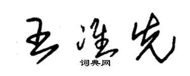 朱錫榮王準先草書個性簽名怎么寫