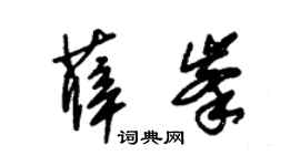 朱錫榮薛峰草書個性簽名怎么寫