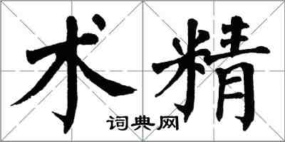 翁闓運術精楷書怎么寫