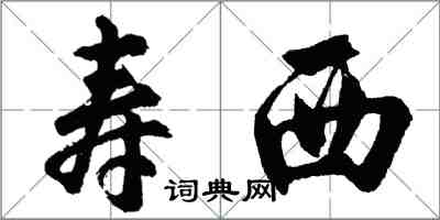 胡問遂壽西行書怎么寫