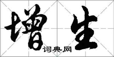 胡問遂增生行書怎么寫